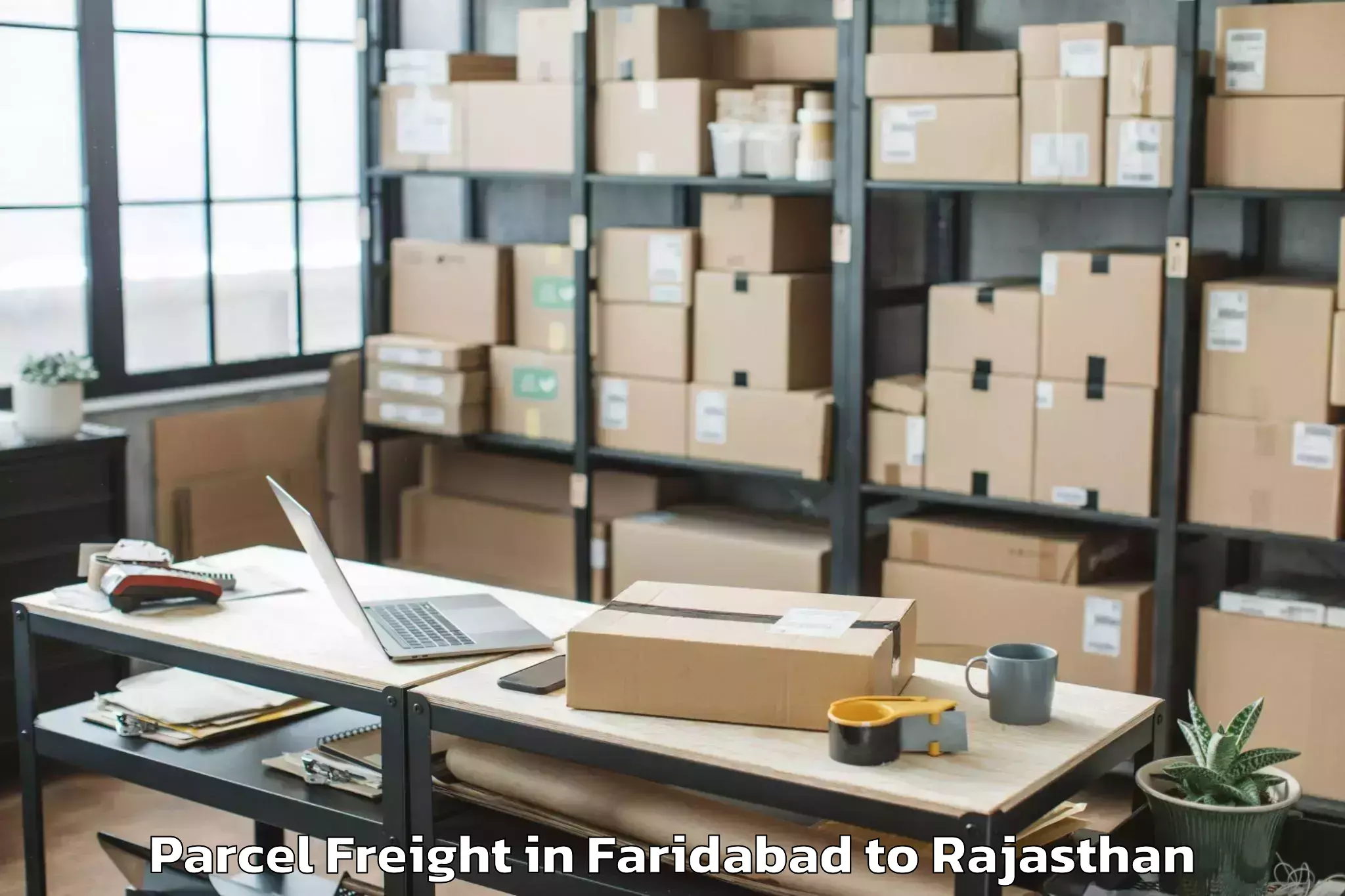 Top Faridabad to Desuri Parcel Freight Available